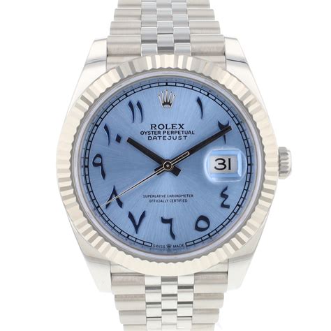 rolex datejust 41 arabic numerals